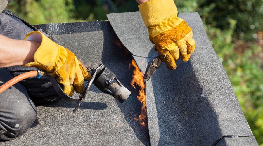 Professional gutter cleaning in Orient, IA
